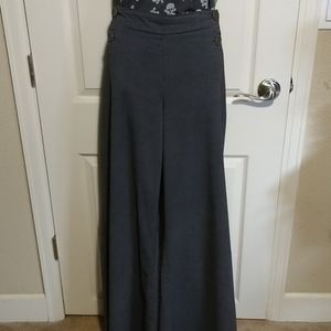 Wide leg slacks